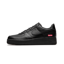 AF1 Box Logo Black - lateral side profile