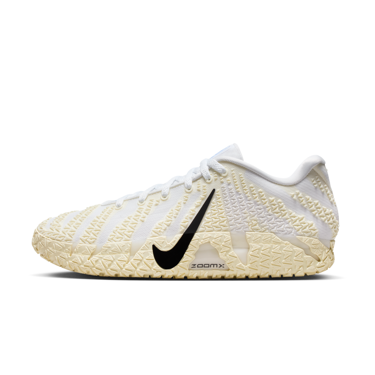 Ja 3 Basketball Shoes Sail / White / Coconut Milk / Desert Khaki HF2794-101 - lateral side view