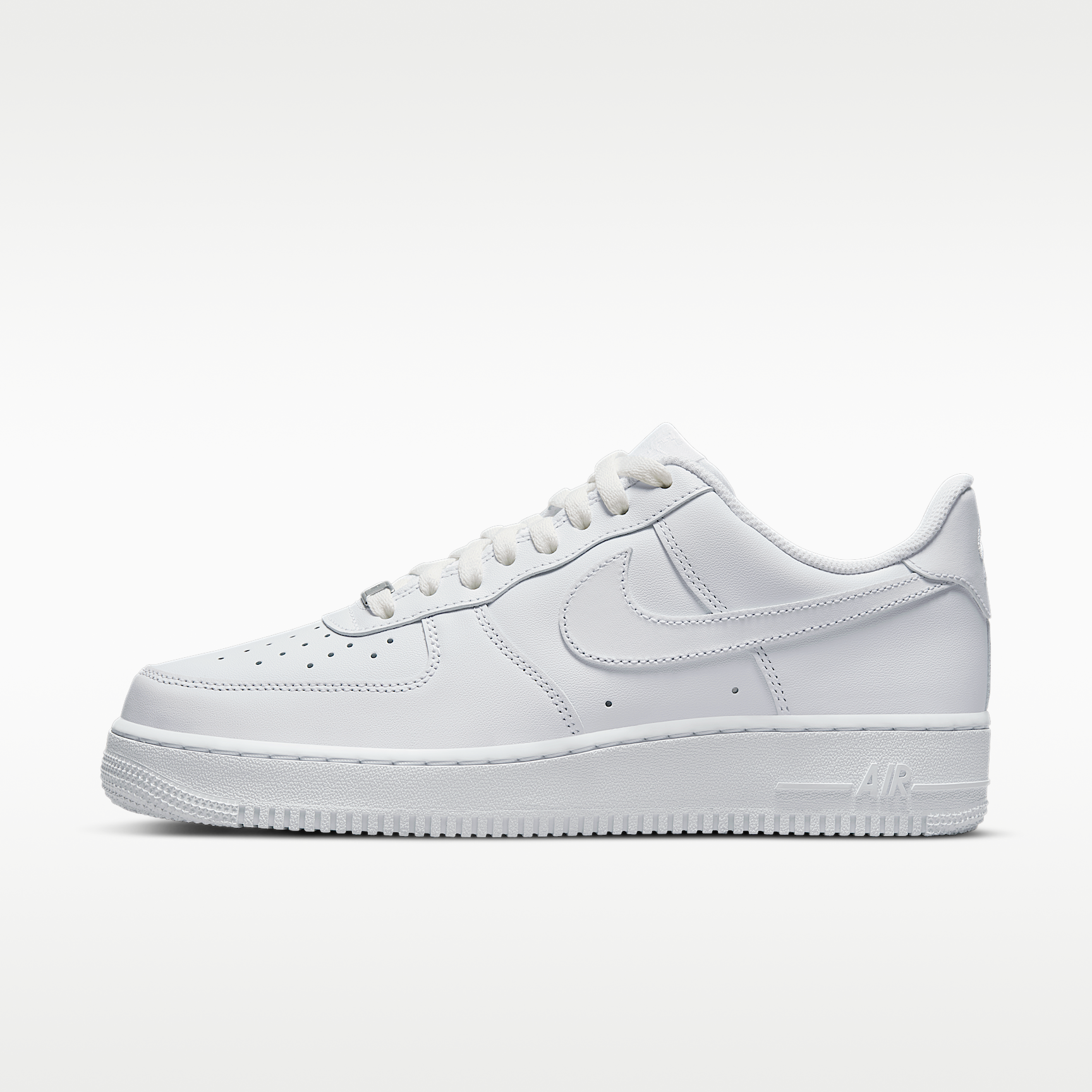 AF1 07 Triple White men's sneaker - outer side profile