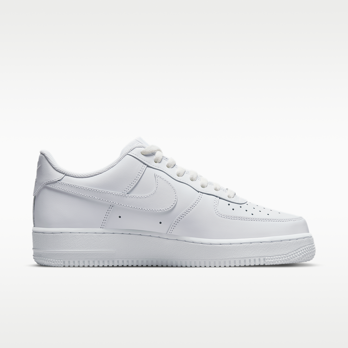 AF1 07 Triple White men's sneaker - inner side profile