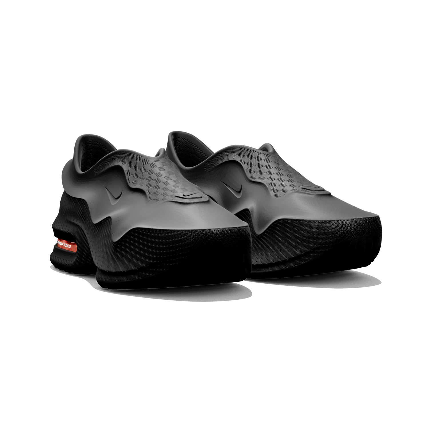 AM1000 Black2.0 red air cushion pair view