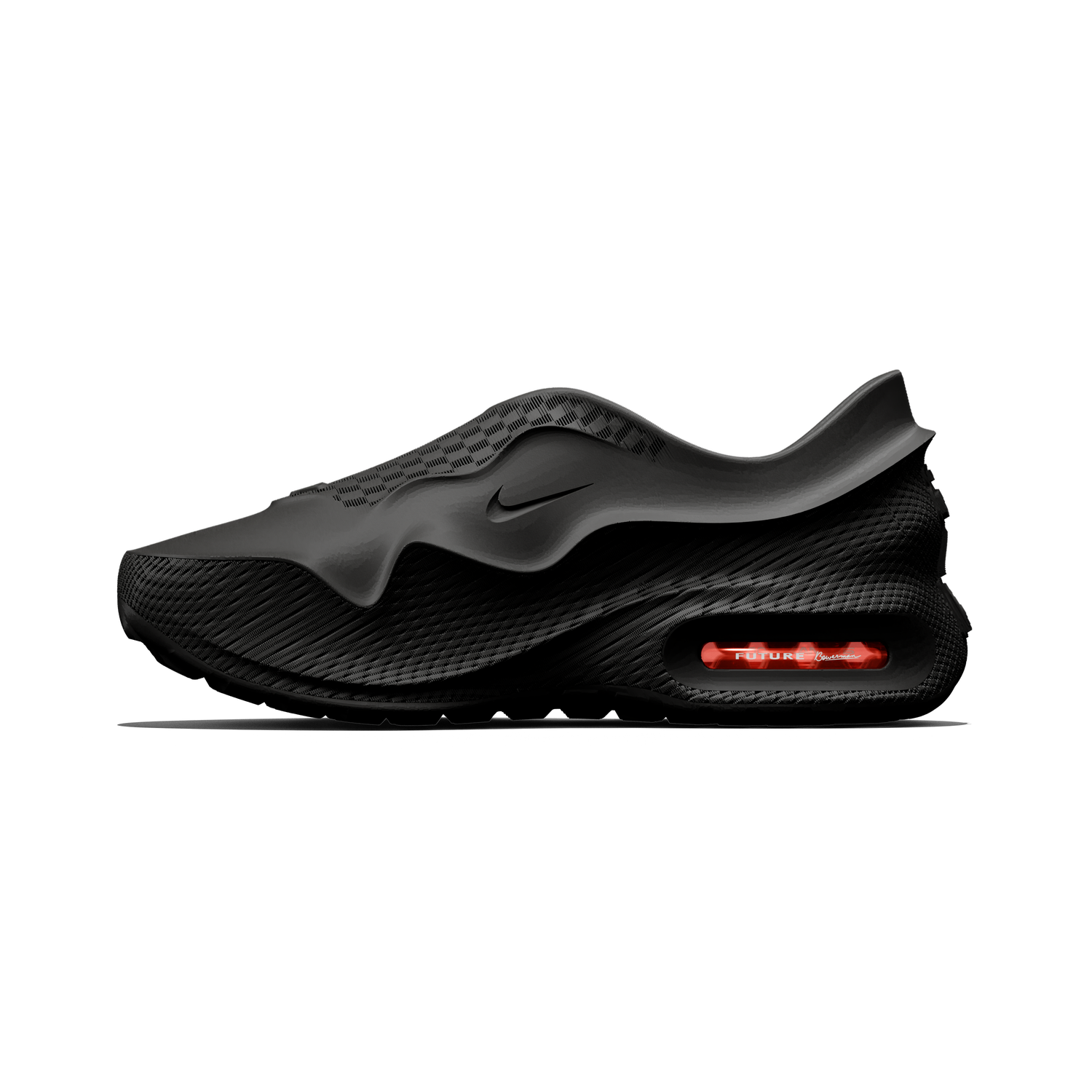 AM1000 Black2.0 red air cushion opposite side view