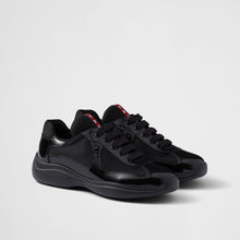 Violet Patent Mesh Runner Sneakers