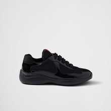 Violet Patent Mesh Runner Sneakers