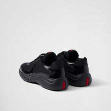 Violet Patent Mesh Runner Sneakers