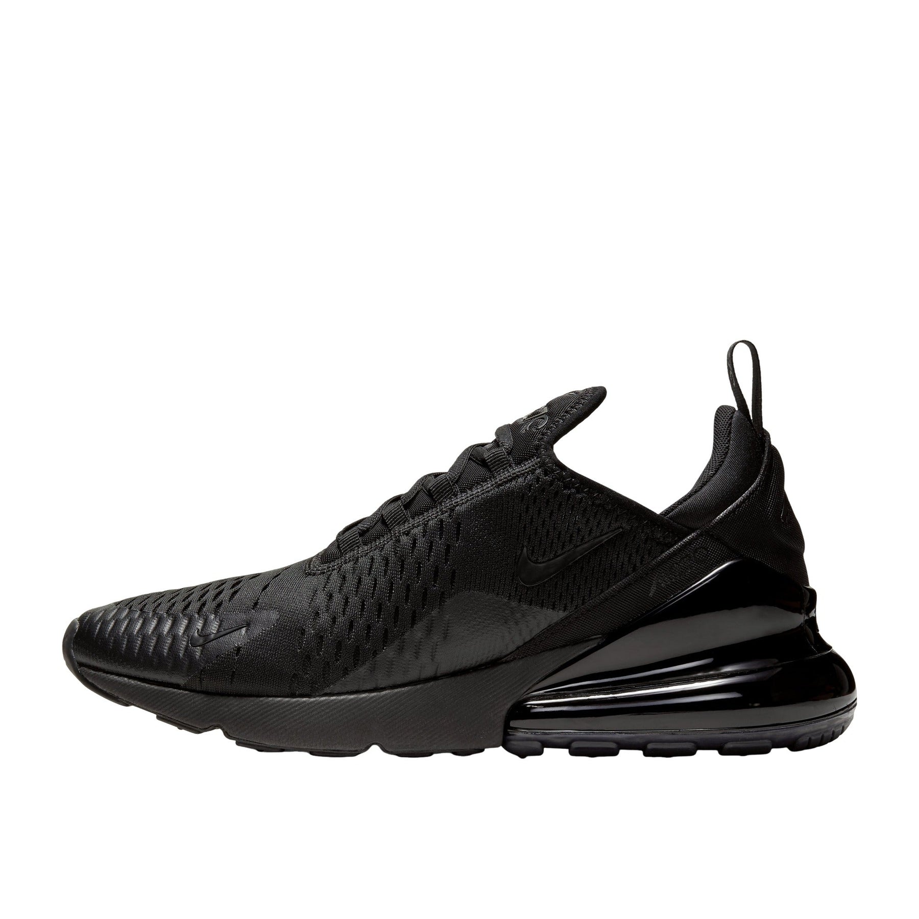AM 270 Everyday Air Sneakers - Triple Black - lateral side view