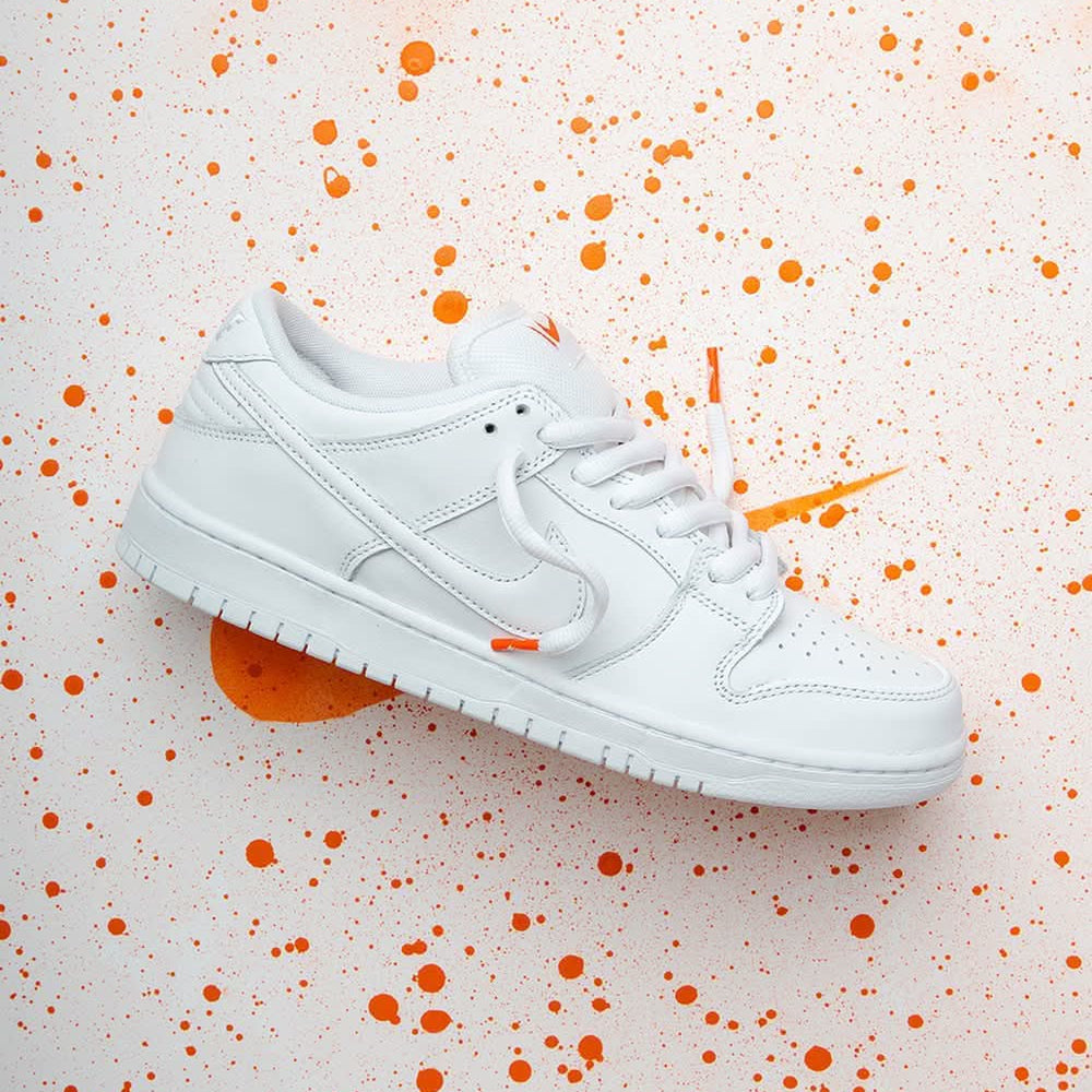 Dunk Low Pro ISO Triple White / Orange Label