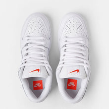 Dunk Low Pro ISO Triple White / Orange Label - Triple White / Orange Label - top pair view