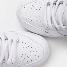 Dunk Low Pro ISO Triple White / Orange Label - Triple White / Orange Label - toe detail view