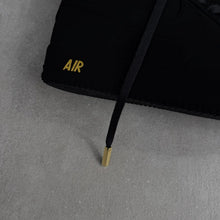 Custom AIR FORCE 1 - Blackest (with Gold Details)
