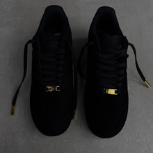 Custom AIR FORCE 1 - Blackest (with Gold Details)