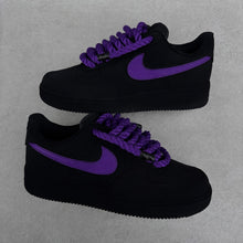 Custom AIR FORCE 1 - Blackest (with Gold Details)