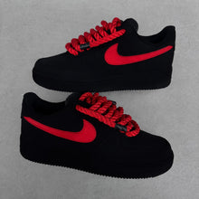 Custom AIR FORCE 1 - Blackest (with Gold Details)