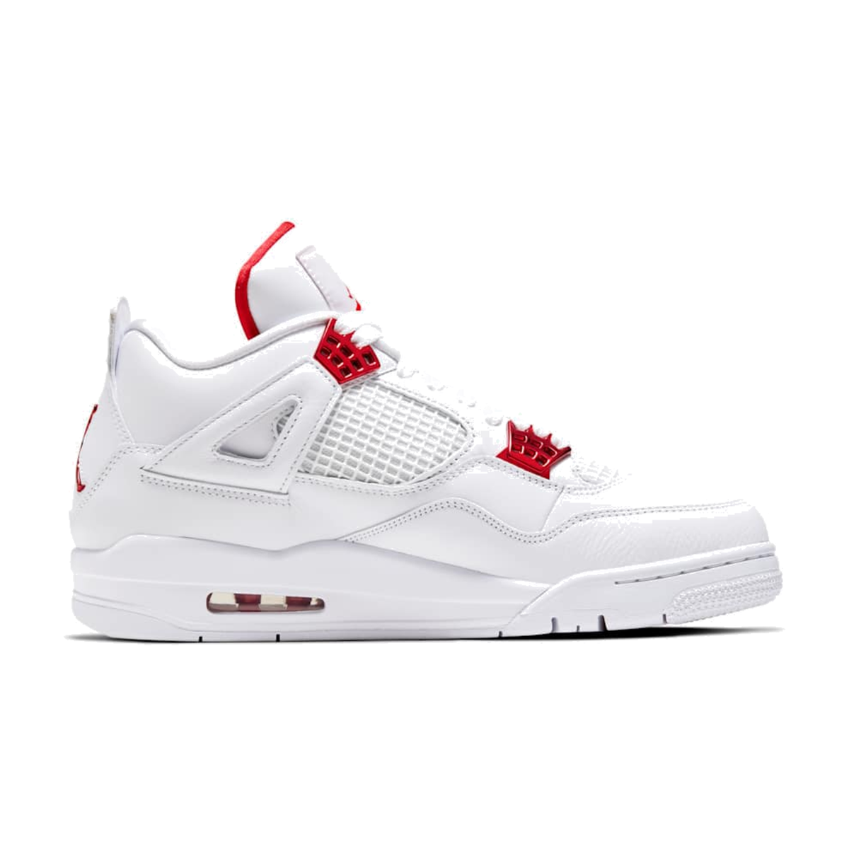 AJ4 Retro Red Metallic CT8527-112 - lateral side view