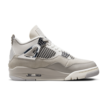 Air Jordan 4 Frozen Moments - Light Iron Ore / Metallic Silver - medial side view