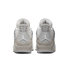 Air Jordan 4 Frozen Moments - Light Iron Ore / Metallic Silver - rear pair view